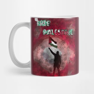 Free Palestine Flag P5 Mug